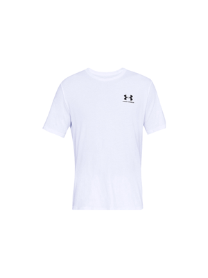 Under Armour Mens Sportstyle Left Chest Lockup White Tee
