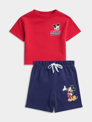 Jet Toddler Boys Multi Mickey Mouse Set