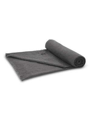 Cape Mohair king blanket charcoal 220x240cm